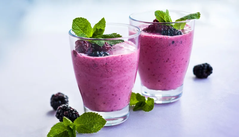 Mousse aux fruits rouges