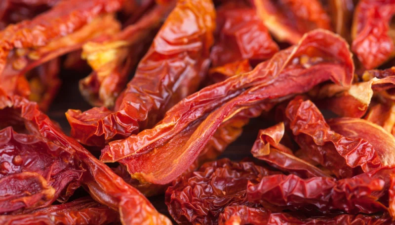 Chips de peaux de tomates