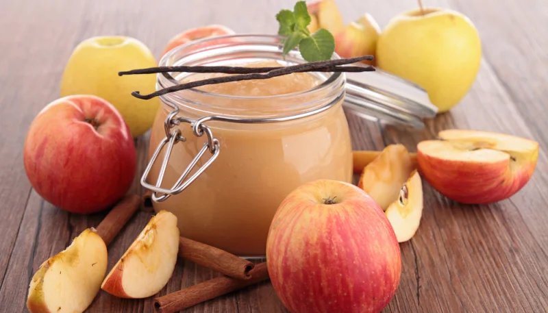 Compote de pommes et figues de barbarie