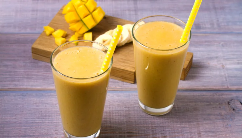Soupe de mangue à la banane