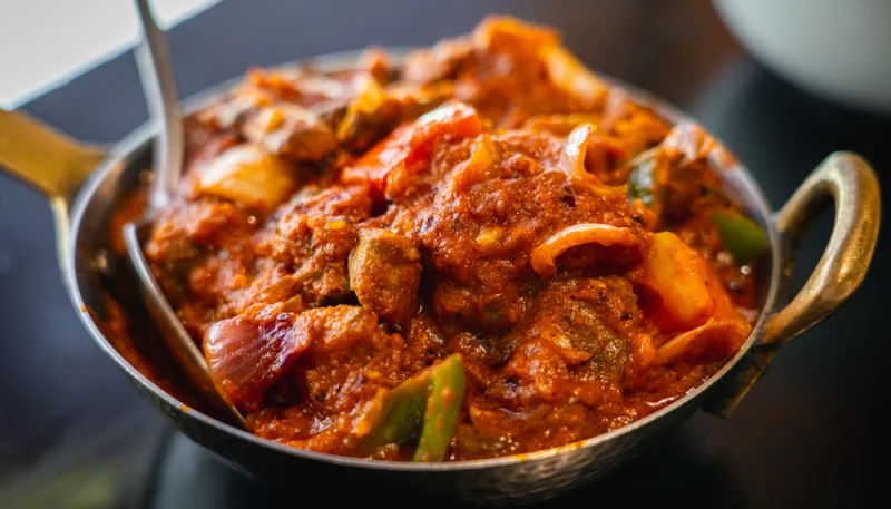 Kadai mushroom ou curry de champignons