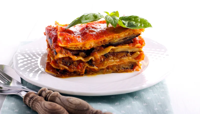Lasagnes aux légumes grillés