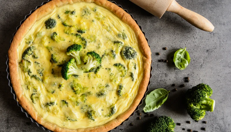 Quiche aux brocolis et au thon