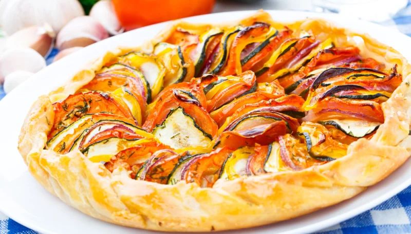 Tarte aux légumes du soleil