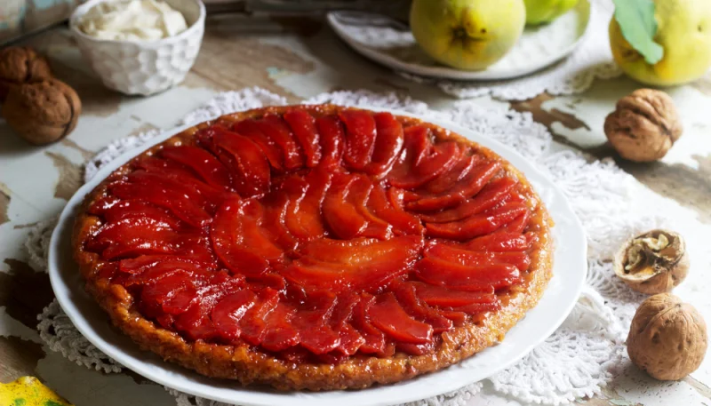 Tarte tatin aux coings
