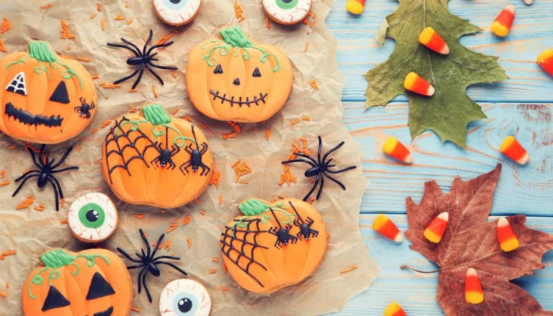 Biscuits secs d'Halloween