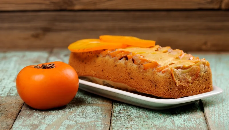 Cake aux kakis