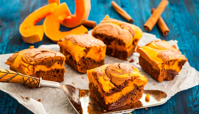 Cake d'Halloween au potiron et chocolat noir