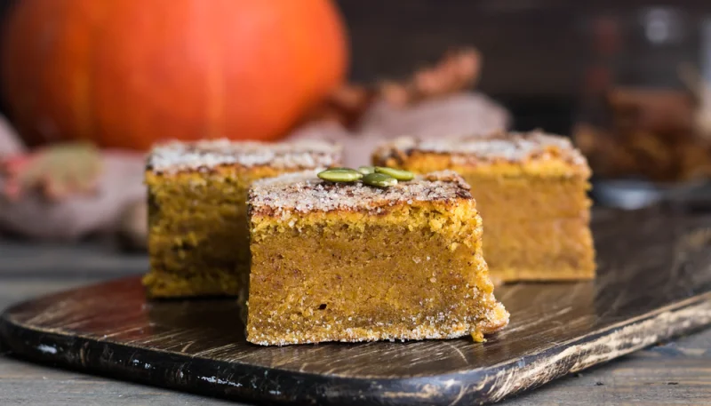 Cake au potiron et à la noix de coco