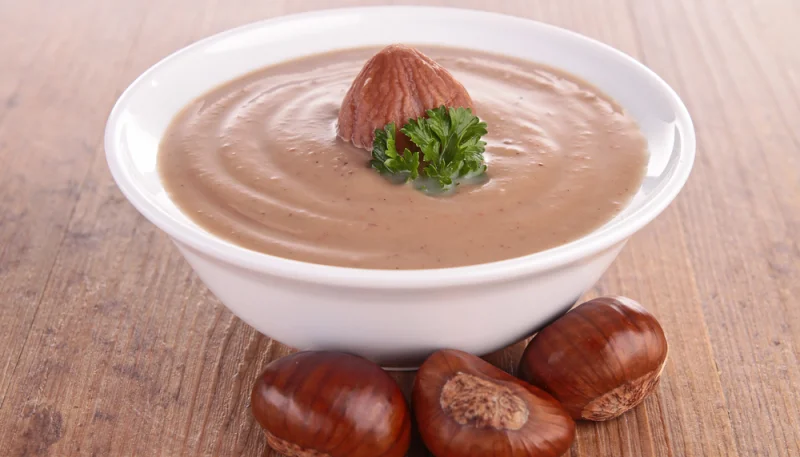 Crème au fromage blanc et crème de marrons