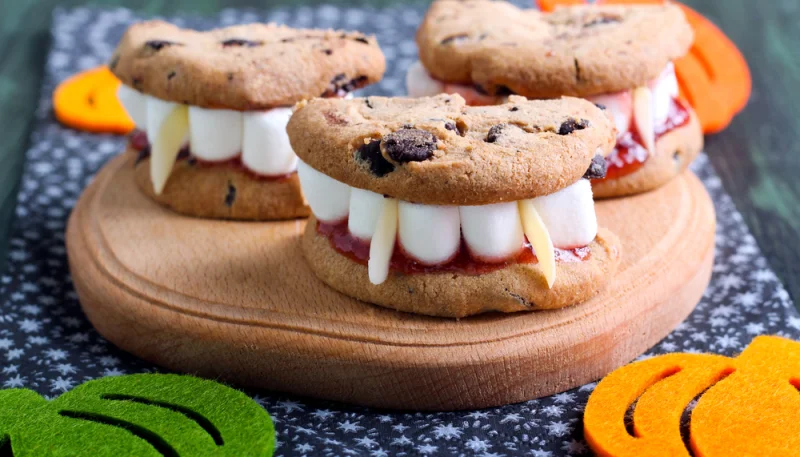 Dentiers croquants pour Halloween