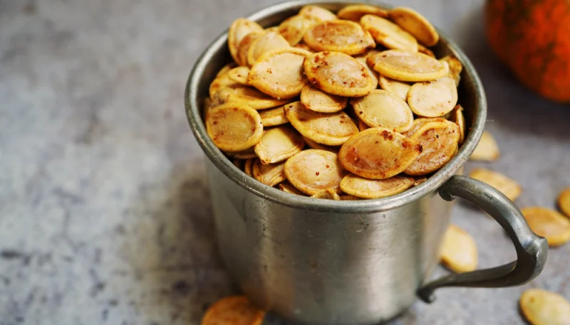 Graines de courge grillées