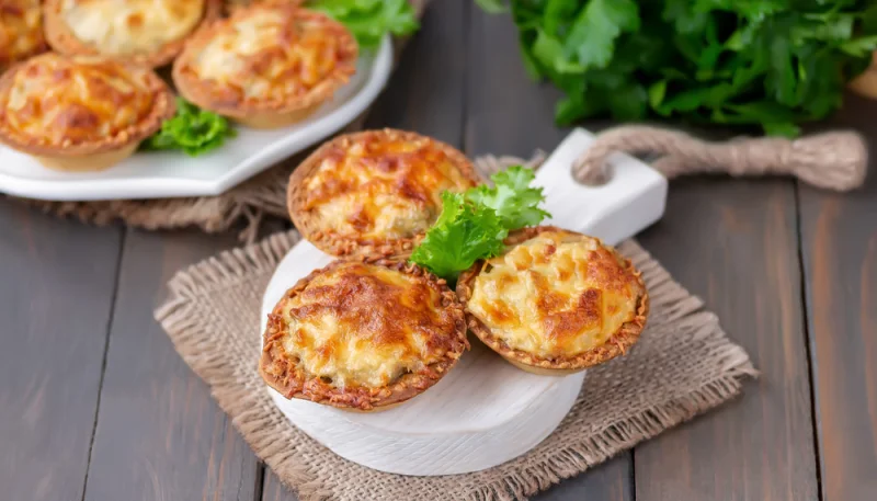 Mini-quiches aux saucisses de Strasbourg