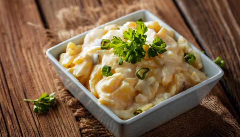 Pommes de terre à la crème et au cerfeuil