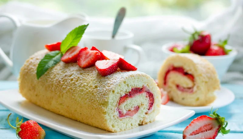 Bûche aux fruits rouges