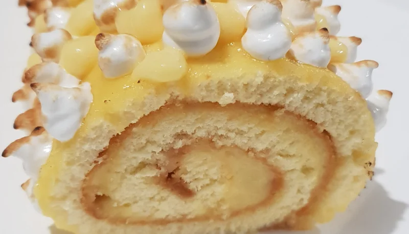 Bûche citron meringuée