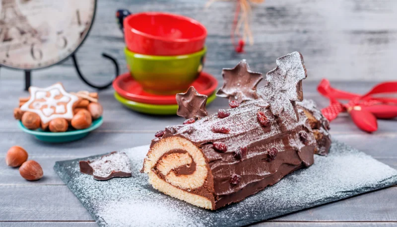 Bûche à la crème de marrons