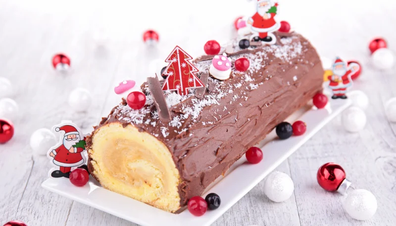 Bûche pâtissière