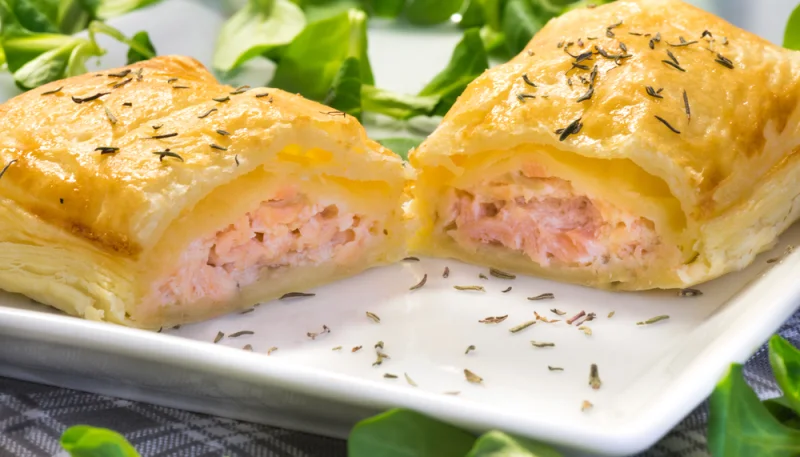 Feuilletés au saumon