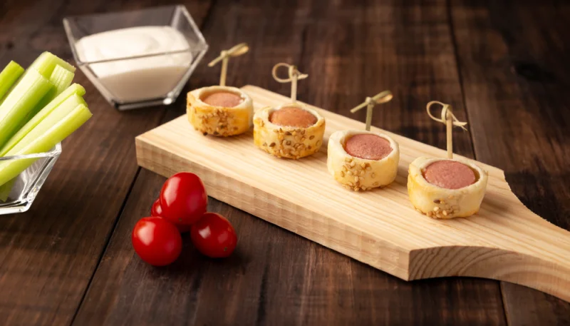 Feuilletés à la saucisse