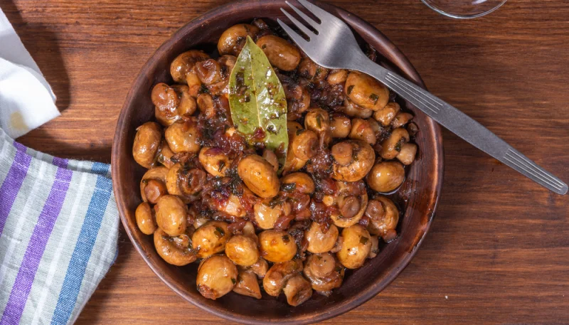 Fricassée de champignons de Paris