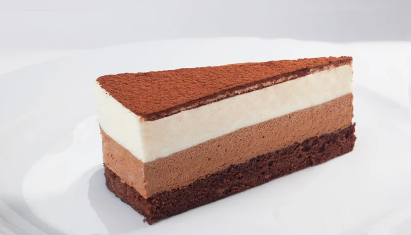 Gâteau 3 chocolats