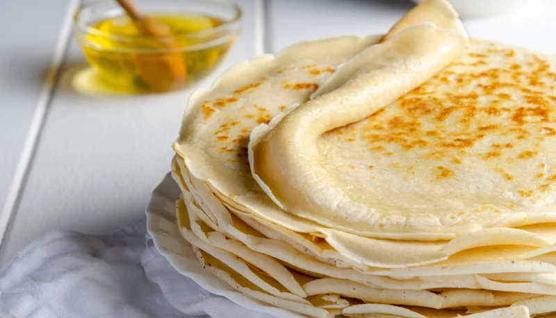 Crêpes à la fleur d'oranger