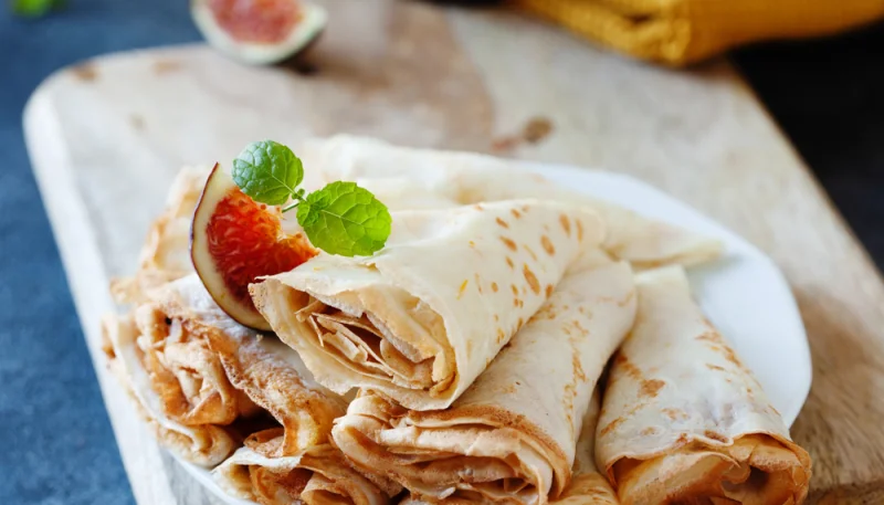 Crêpes aux figues et feta