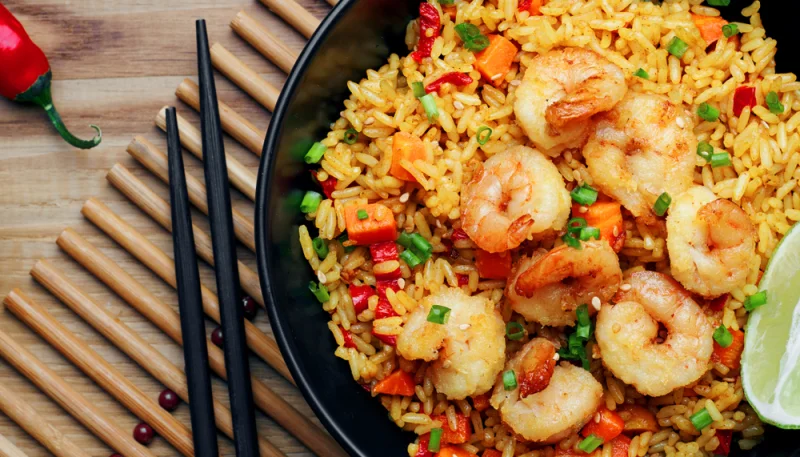 Riz aux crevettes