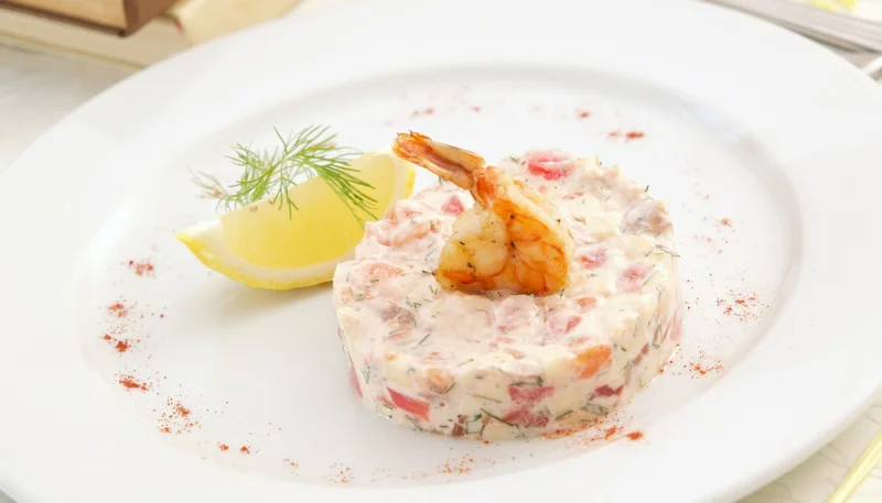 Tartare de crevettes