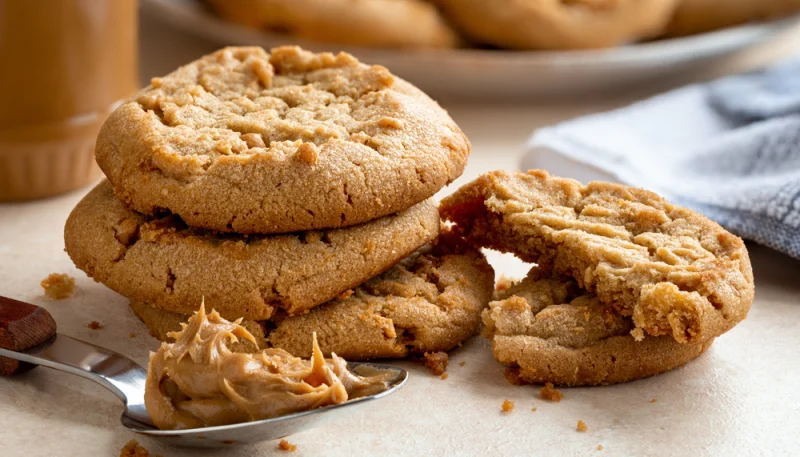 Biscuits au beurre de cacahuète