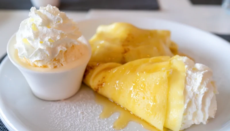 Crêpes à la chantilly