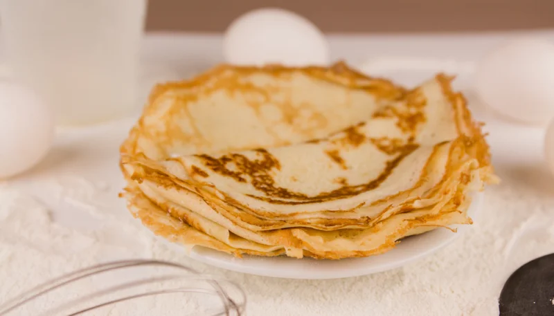 Crêpes au lait d'amande