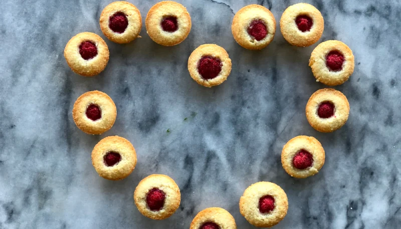 Financiers vanille et framboise