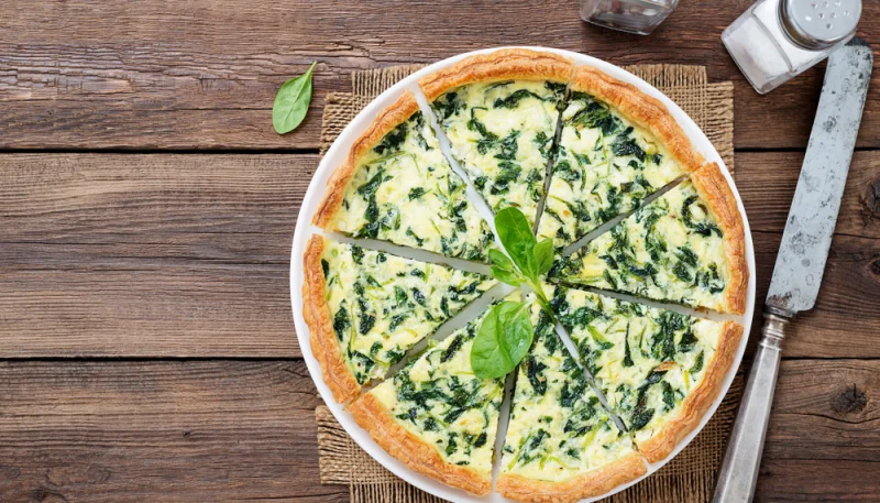 Quiche ricotta épinards