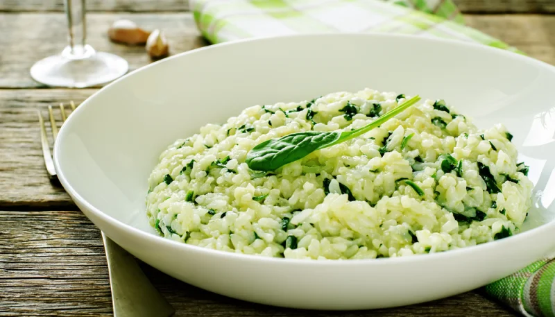 Risotto aux épinards