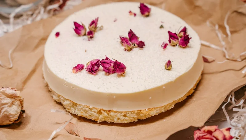 Entremets aux litchis