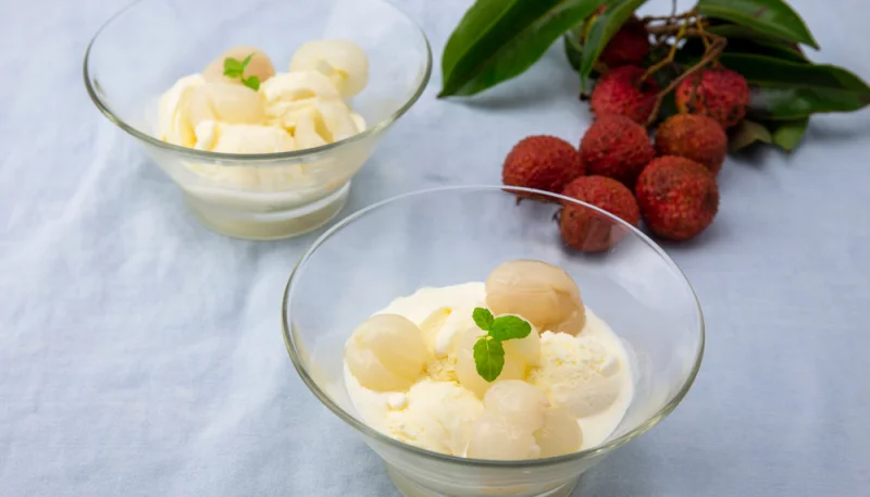 Sorbet aux litchis