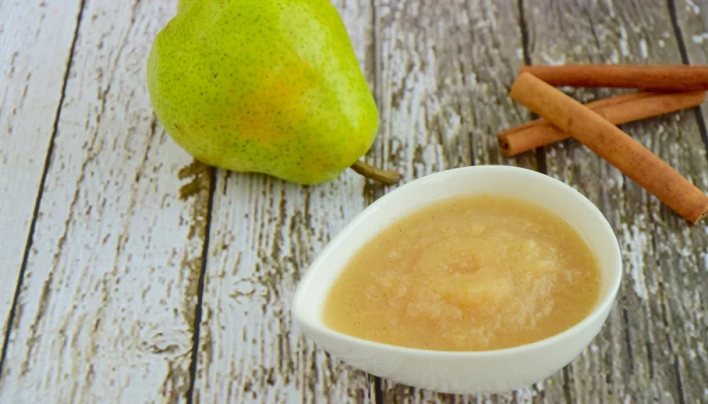 Compote de poire à la cannelle