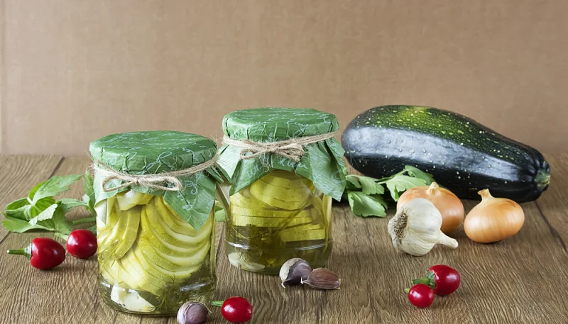 Terrines de courgettes à la menthe