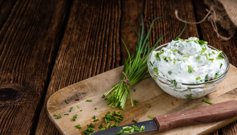 Cream cheese à la ciboulette