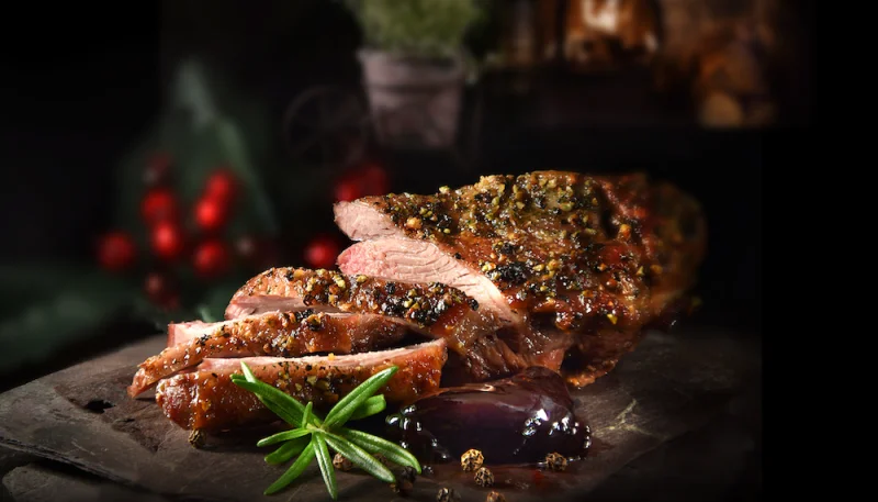 Filets d'agneau en croûte aux herbes