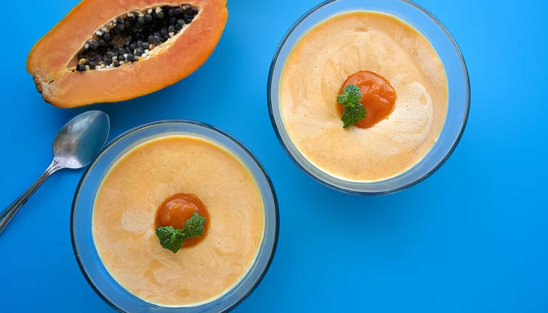 Flan de papaye