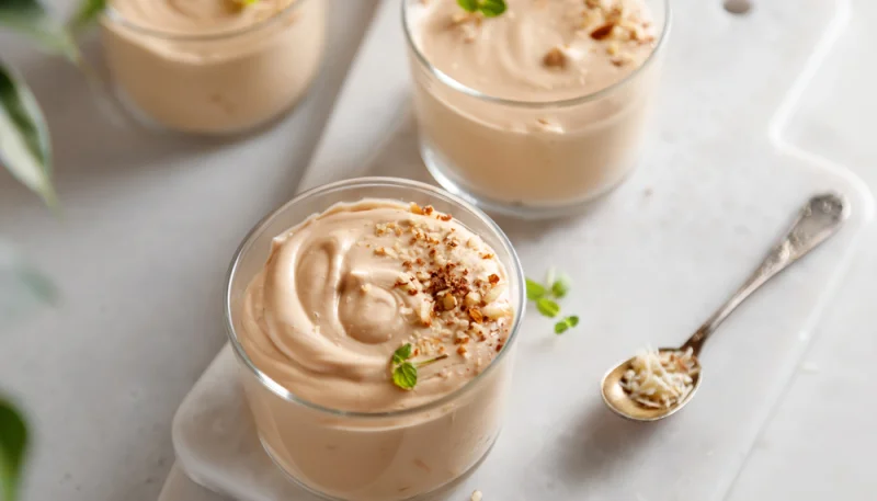 Mousse aux amandes