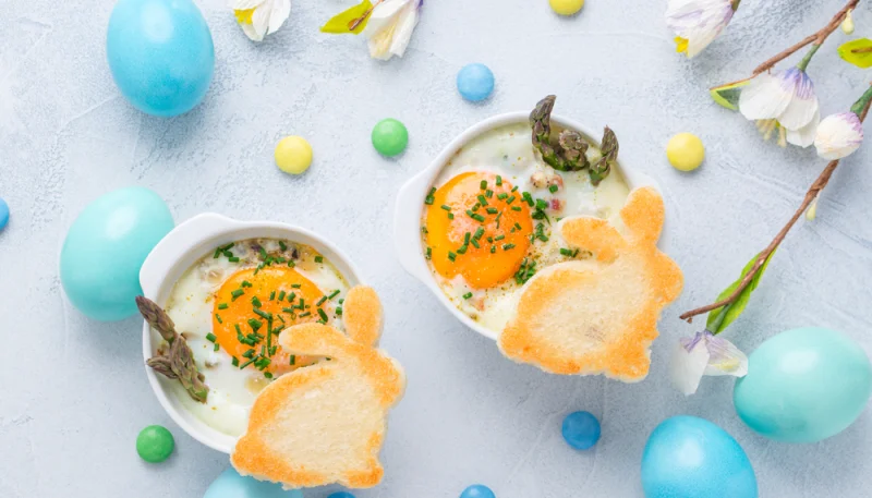Oeuf cocotte de Pâques