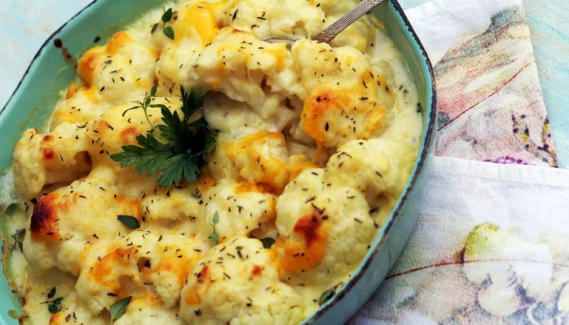 Chou-fleur à la béchamel