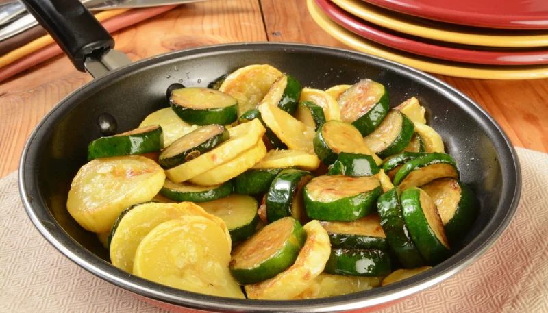 Courgettes à la poêle