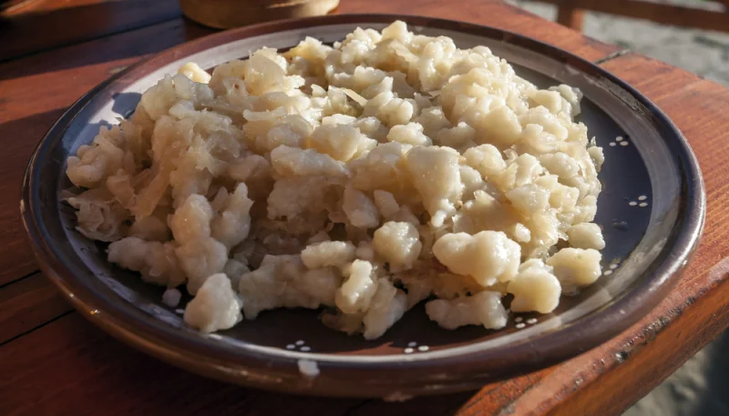 Crosnes à la crème