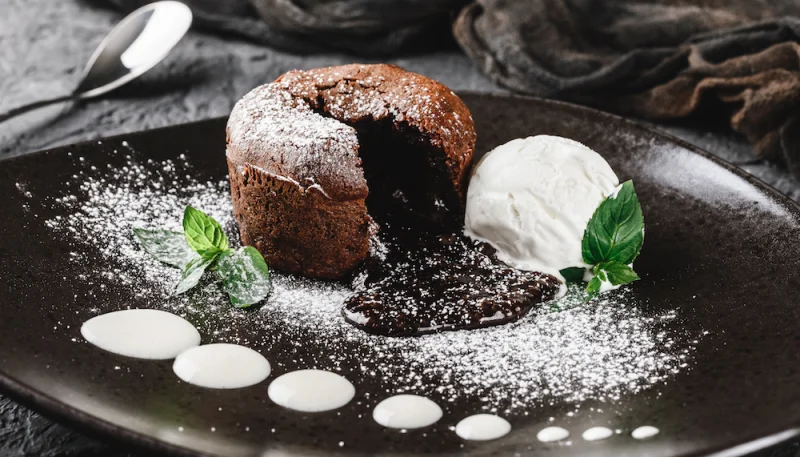Fondants au chocolat individuels