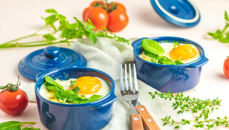 Oeufs cocotte au four